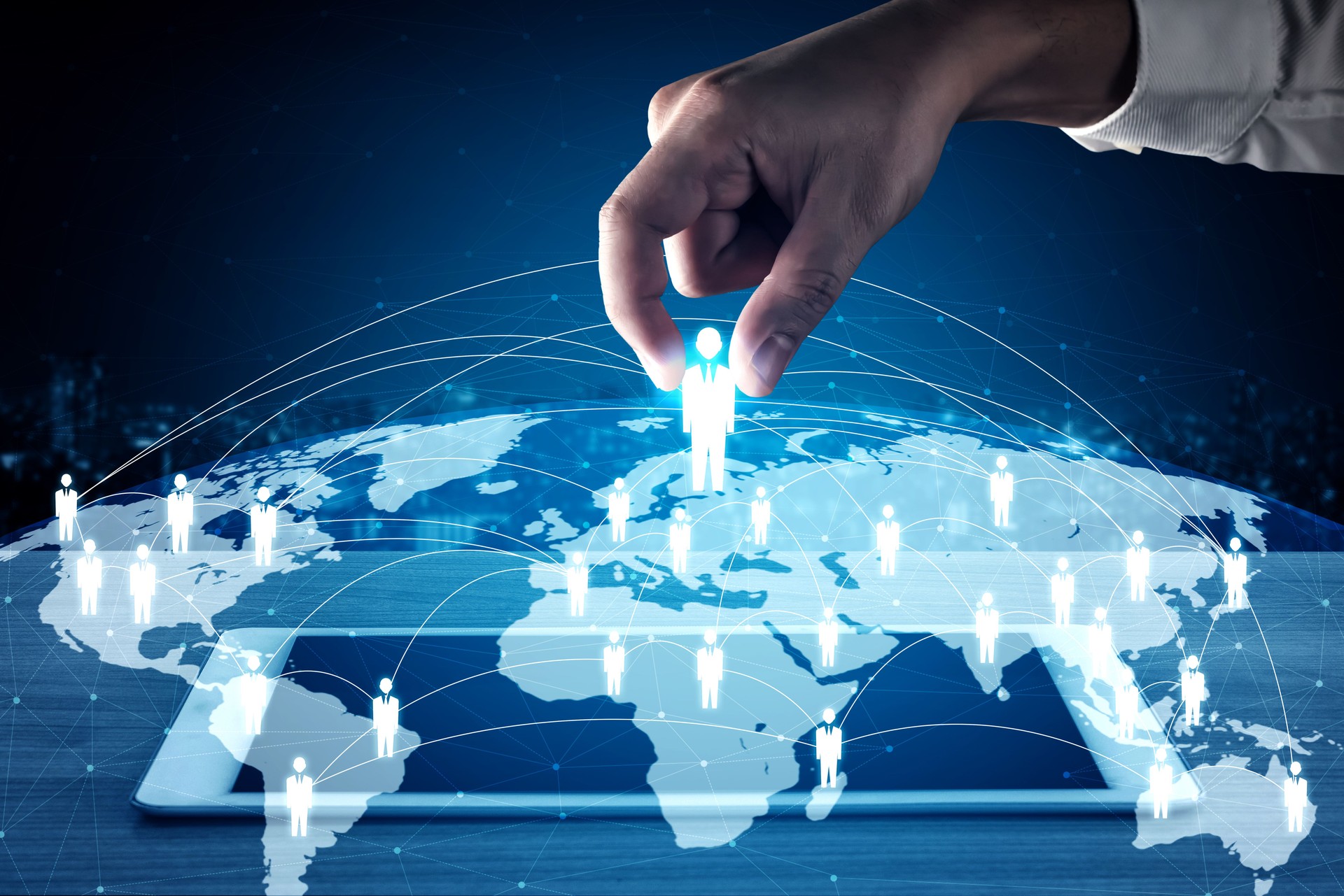 People network, human resources and customer relationship management CRM concept People network, human resources and customer relationship management CRM concept